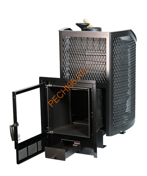 Печь банная чугунная Сибирь Амур ЗК Сетка, Панорама