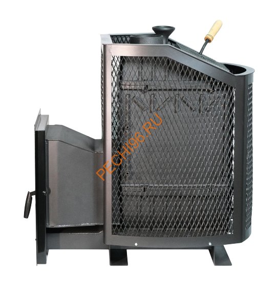 Печь банная чугунная Сибирь Амур ЗК Сетка, Панорама