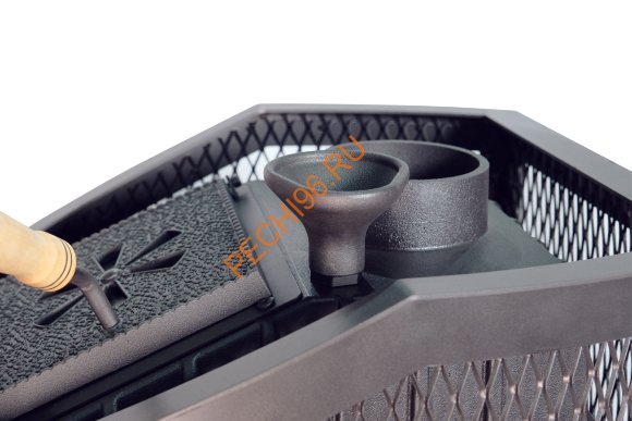 Печь банная чугунная Сибирь Амур ЗК Сетка, Панорама