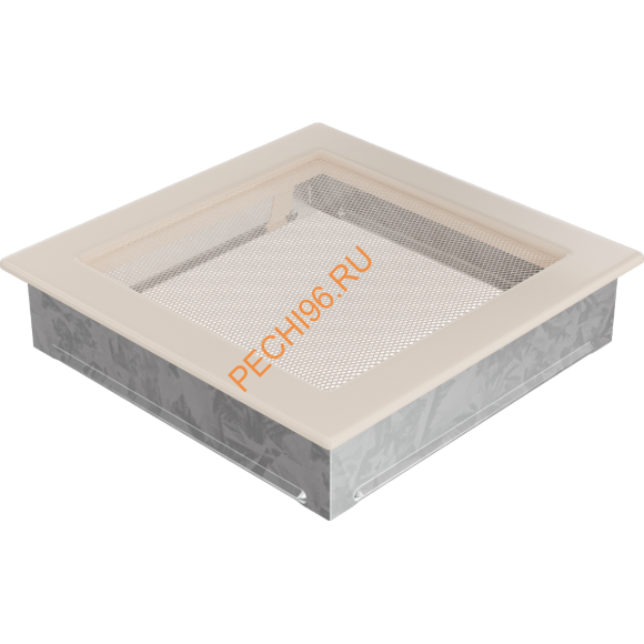Вентиляционная решетка Kratki 22K 220х220 мм кремовый