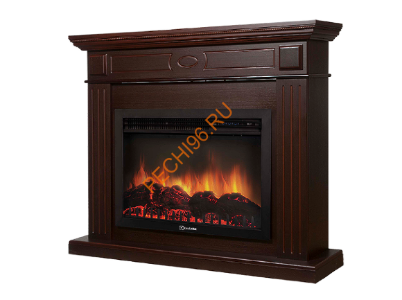 Электрокамин Electrolux Sphere Plus EFP/P-3320RLS с порталом Firelight Bianco 30, темный дуб Электрокамин Electrolux Sphere Plus EFP/P-3320RLS с порталом Firelight Bianco 30, темный дуб