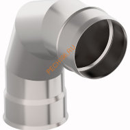 Отвод на 90 градусов УМК  нержавейка АISI 439 d 150 мм