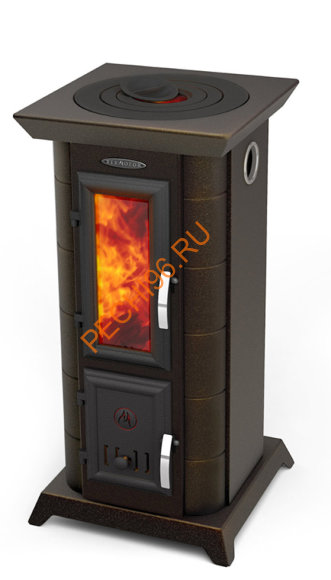Отопительно-варочная печь-камин ТМФ Статика Тетра