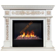 Электрокамин RealFlame Estella 25,5/26 WT с Black вставкой + 3D Cassette 630