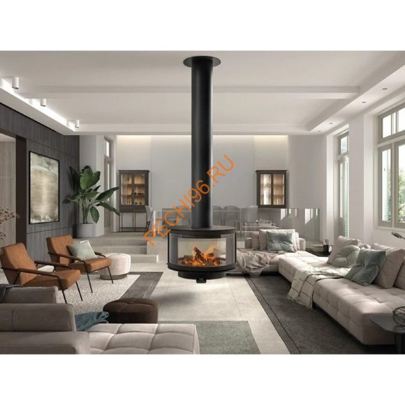 Камин ROCAL RONDE CENTRAL подвесной стальной Камин ROCAL RONDE CENTRAL подвесной стальной