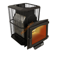 Печь банная Пегас 26 панорама нерж сетка