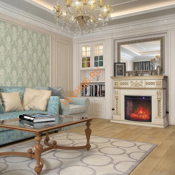 Электрокамин RealFlame Corsica Lux 25,5/26 с очагом Evrika 25,5 LED