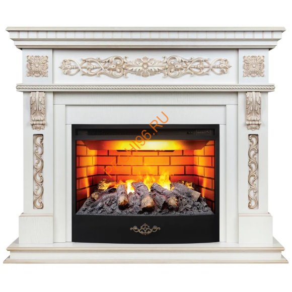 Электрокамин RealFlame Estella 25,5 WT с очагом 3D Firestar 25,5