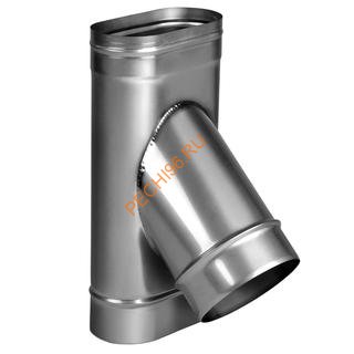 Тройник Вулкан VOR 45° 100x200 с патрубком D130 Тройник Вулкан VOR 45° 100x200 с патрубком D130