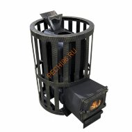 Печь банная Берёзка Воевода 15 ЗК сетка ДТ-3 со стеклом