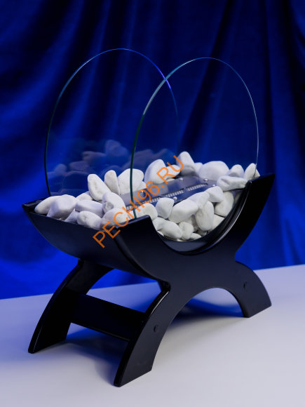 Биокамин Русский огонь Император напольный черный Биокамин Русский огонь Император напольный черный