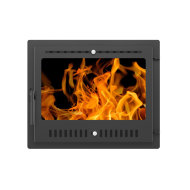 Дверка ВЕЗУВИЙ каминная Панорама (М) Антрацит Дверка ВЕЗУВИЙ каминная Панорама (М) Антрацит