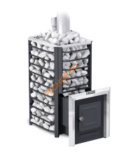 Печь банная Ермак Сетка-Стандарт 20 чугун с парообразователем