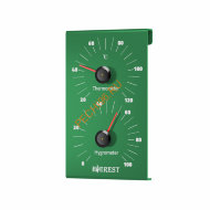 Термогигрометр EVEREST GREEN, алюминий (TG-28) Термогигрометр EVEREST GREEN, алюминий (TG-28)