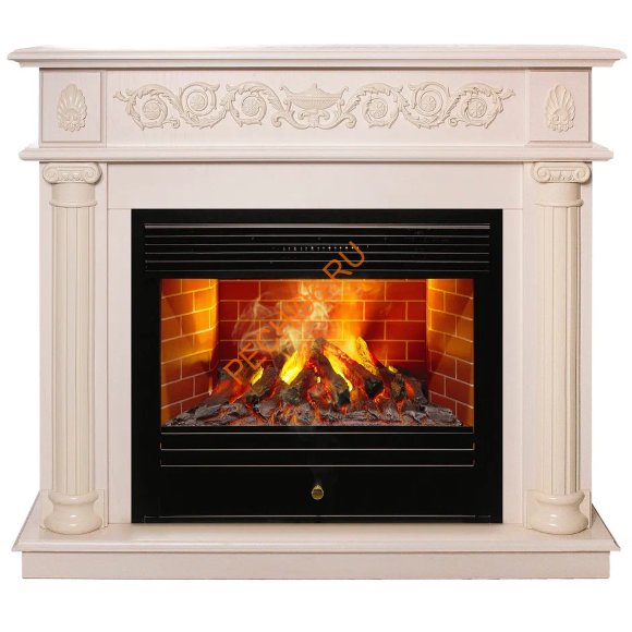 Электрокамин RealFlame Attica 25,5/26 WT с очагом 3D Novara