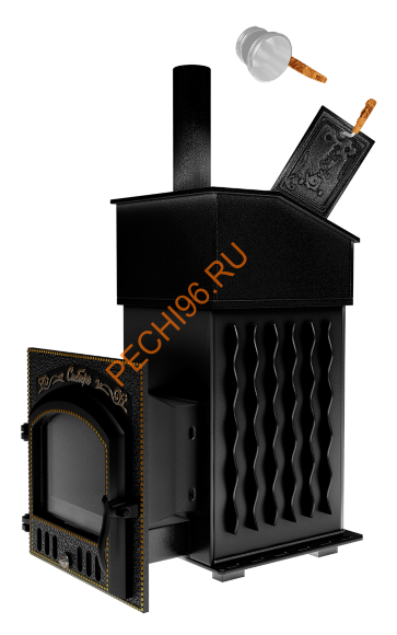 Печь банная Сибирь-премиум 40 (545х545), ТК 400 мм, ЗК Печь банная Сибирь-премиум 40 (545х545), ТК 400 мм, ЗК