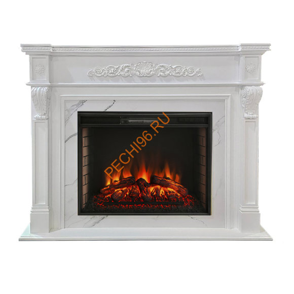 Электрокамин RealFlame MOZART 26 WT с очагом Epsilon 26 S IR Электрокамин RealFlame MOZART 26 WT с очагом Epsilon 26 S IR