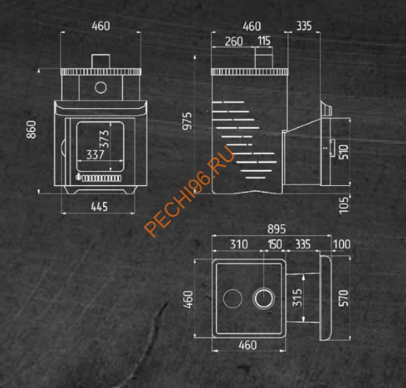 Печь банная Ферингер Квадра ПФ Стандарт в Нижнем Новгороде