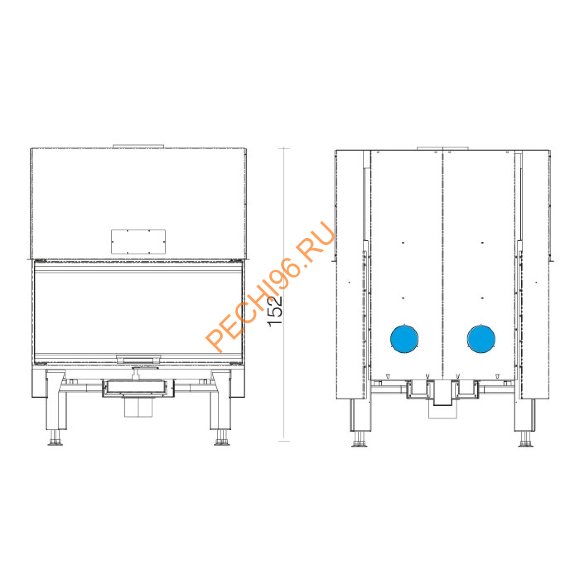 Каминная топка EdilKamin WINDO3 85