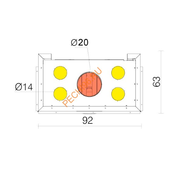 Каминная топка EdilKamin WINDO3 85