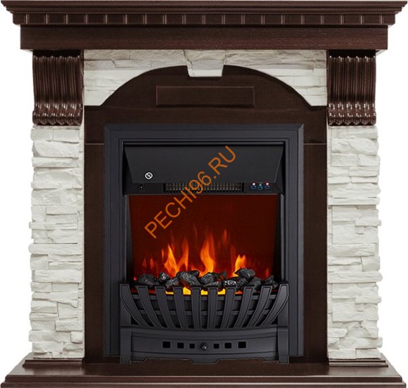 Электрокамин Royal Flame Dublin Темный дуб с очагом Aspen