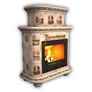 Печь-камин КимрПечь Прованс центральный двухъярусный Деревня Печь-камин КимрПечь Прованс центральный двухъярусный Деревня