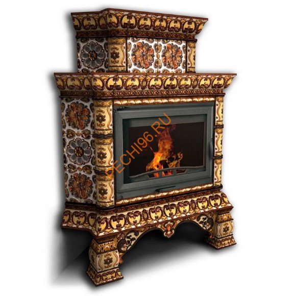 Печь-камин КимрПечь Кострома угловой двухъярусный Октябрь Печь-камин КимрПечь Кострома угловой двухъярусный Октябрь