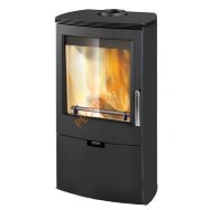 Стальная печь-камин Thorma FALUN II черная