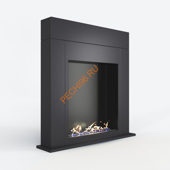 Биокамин Русский огонь Токио напольный чёрный