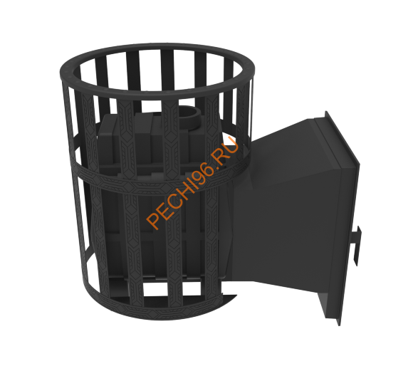 Печь банная Берёзка Воевода 15 Д-1, сетка