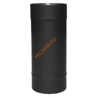 Труба ВУЛКАН VBR 0.25 м, D130 мм, нерж 0.8, черная Труба ВУЛКАН VBR 0.25 м, D130 мм, нерж 0.8, черная