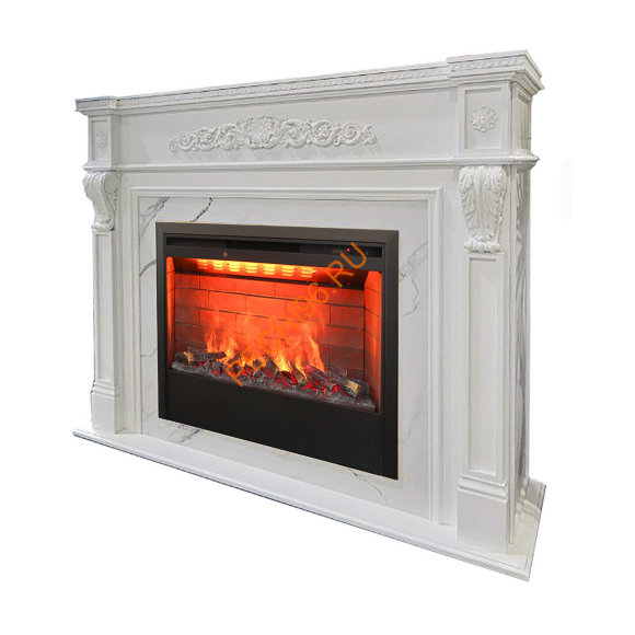 Электрокамин RealFlame MOZART 26 WT с очагом 3D Helios 26 Электрокамин RealFlame MOZART 26 WT с очагом 3D Helios 26