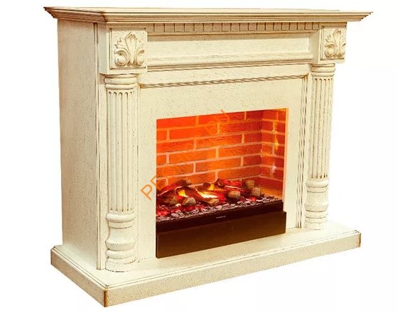 Электрокамин Dimplex Edinburg с очагом Juneau слоновая кость Электрокамин Dimplex Edinburg с очагом Juneau слоновая кость