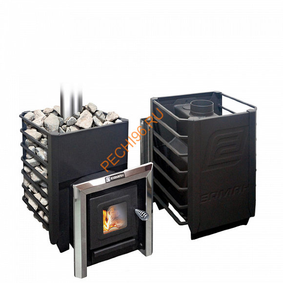 Печь банная Ермак 12 Сетка-Классик со стеклом