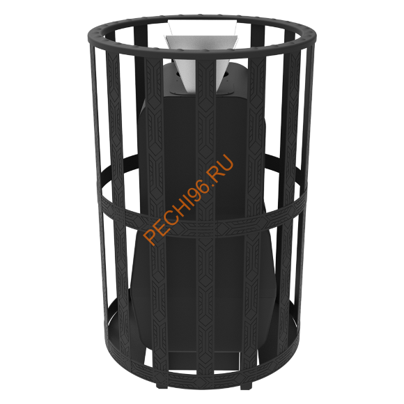 Печь-камин банная Берёзка Воевода 15 Д-1 ЗК, сетка