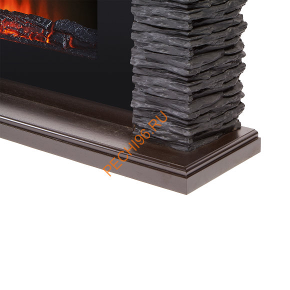Электрокамин Electrolux Infinity EFP/P-1600ULS с порталом Firelight Porto Long камень чёрный, венге