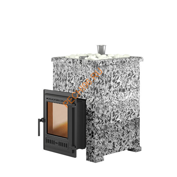 Печь банная Эверест Steam Master 18 Чугун Пироксенит Элит, S-40 Печь банная Эверест Steam Master 18 Чугун Пироксенит Элит, S-40