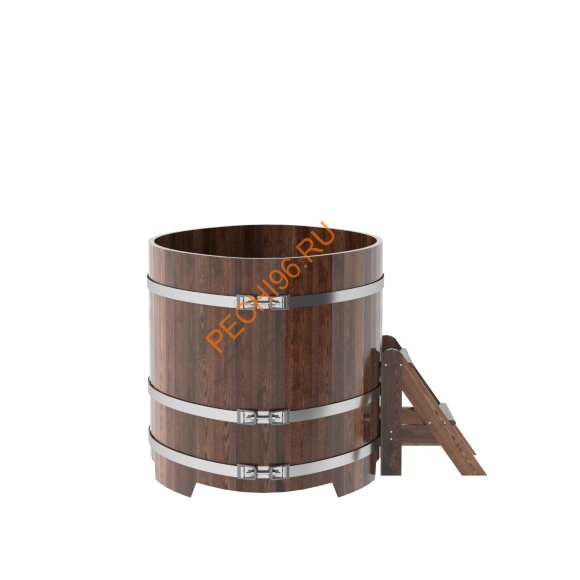 Купель для бани BentWood овальная из морёной лиственницы Премиум, 1,08х1,75 м Купель для бани BentWood овальная из морёной лиственницы Премиум, 1,08х1,75 м