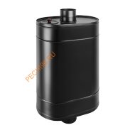 Бак на трубе Везувий BLACK 80л d115 овальный