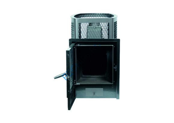 Печь банная чугунная Сибирь 22 ПРО Сетка, Панорама Печь банная чугунная Сибирь 22 ПРО Сетка, Панорама