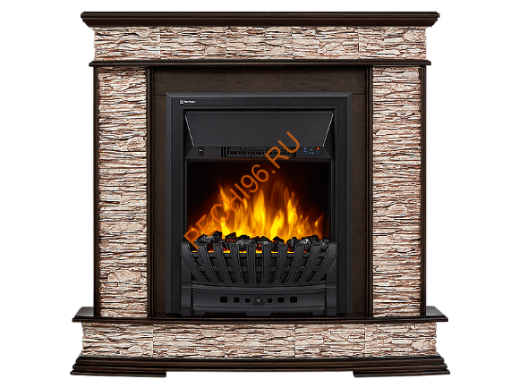Электрокамин Electrolux Classic EFP/P-1020LS с порталом Firelight Scala Classic, сланец бурый