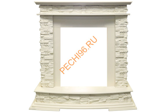 Портал Royal Flame Luzern сланец белый под классический очаг