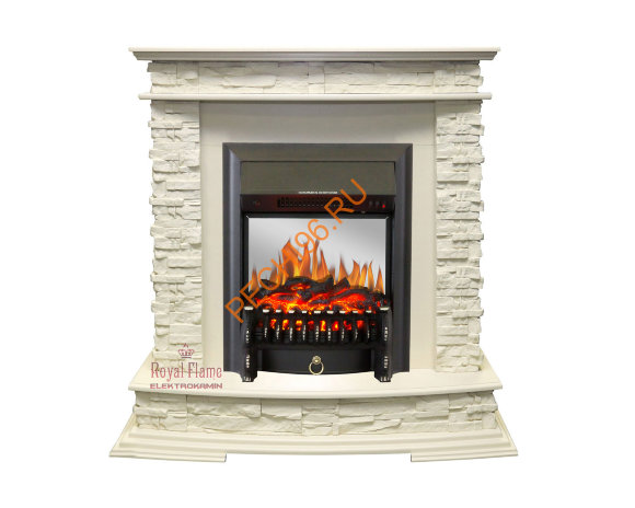 Портал Royal Flame Luzern сланец белый под классический очаг