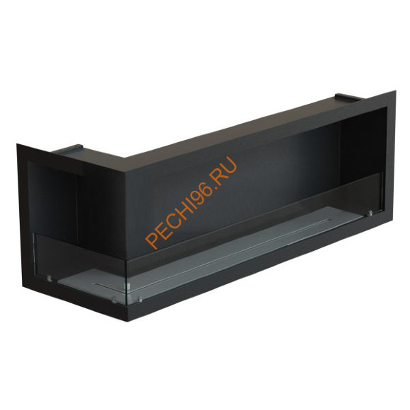 Биокамин угловой 500х1400х520 мм, стекло тонированное Биокамин угловой 500х1400х520 мм, стекло тонированное