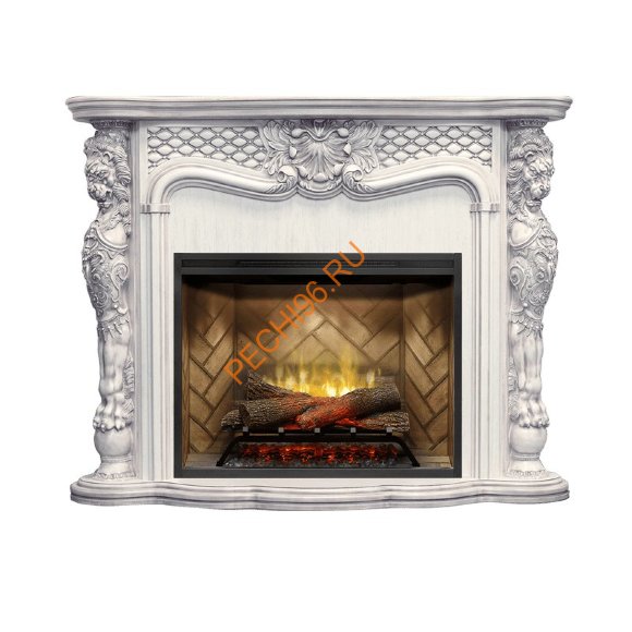 Электрокамин Dimplex Castle с очагом Revillusion RBF30 слоновая кость