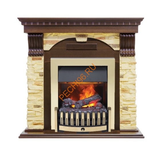 Электрокамин Dimplex Dublin угловой с очагом Danville Brass FB2 темный дуб/ сланец Электрокамин Dimplex Dublin угловой с очагом Danville Brass FB2 темный дуб/ сланец