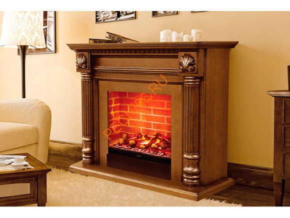 Электрокамин Dimplex Edinburg с очагом Juneau орех Электрокамин Dimplex Edinburg с очагом Juneau орех