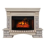 Электрокамин RealFlame Country 33 AO/WT с очагом FireSpace 33W S IR