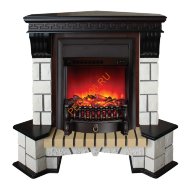 Электрокамин Stone Corner STD AO с очагом Fobos Lux BL Электрокамин Stone Corner STD AO с очагом Fobos Lux BL