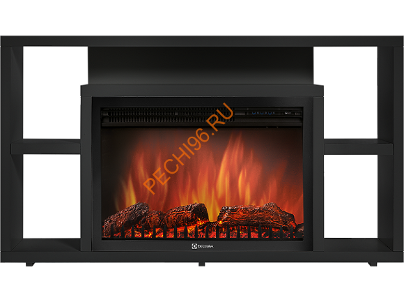 Электрокамин Electrolux Sphere Plus EFP/P-3320RLS с порталом Firelight Multimedia 30, черный